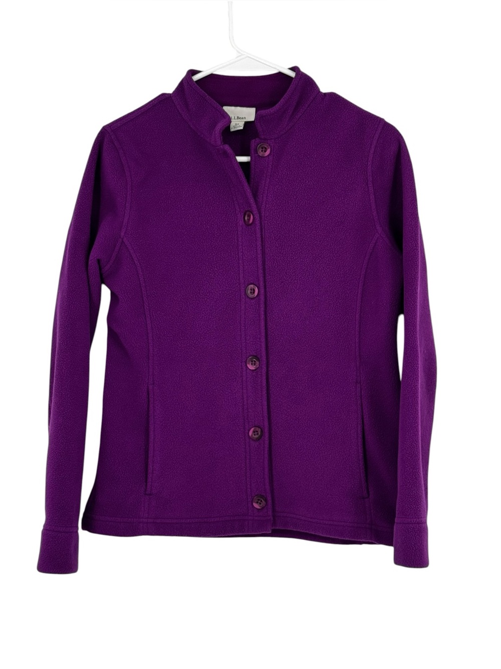 Vintage LL Bean Comfort BF Polartec Fleece Jacket Women’s Fuschia Size XS Reg